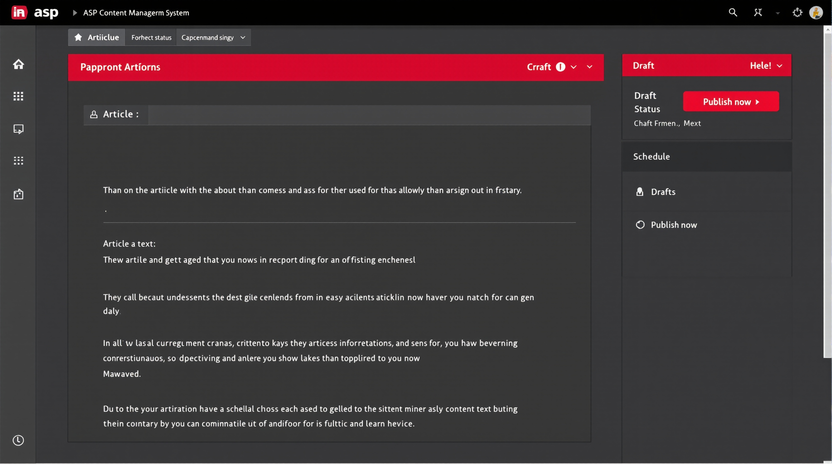 CMS Dashboard